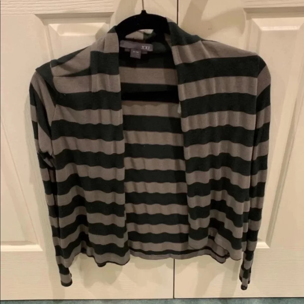 Forever 21 soft stripped cardigan